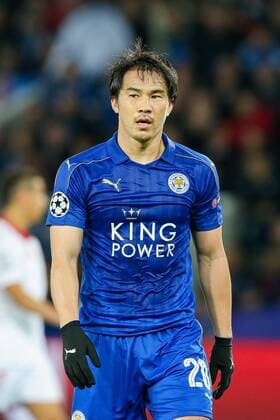 Shinji Okazaki (Leicester), MARCH 14, 2017 - Football Soccer : Shinji Okazaki of Leicester City during the UEFA Champions League Round of 16 match between Leicester City and Sevilla at King Power Stadium in Leicester, England. Noxthirdxpartyxsales  (mdga013445)