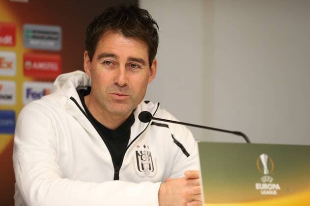Anderlecht s head coach Rene Weiler pictured during a press conference PK Pressekonferenz of Belgian soccer team RSC Anderlecht in Anderlecht, Wednesday 15 March 2017. Tomorrow Anderlecht is playing a return 1 8 final game of the Europa League competition against Cyprus team Apoel Nicosie. First leg in Nicosie ended on a 0-1 result. VIRGINIExLEFOUR  x05064986x