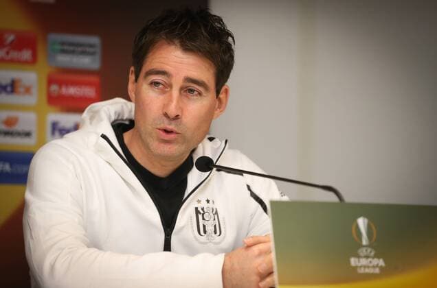 Anderlecht s Sofiane Hanni pictured during a press conference PK Pressekonferenz of Belgian soccer team RSC Anderlecht in Anderlecht, Wednesday 15 March 2017. Tomorrow Anderlecht is playing a return 1 8 final game of the Europa League competition against Cyprus team Apoel Nicosie. First leg in Nicosie ended on a 0-1 result. VIRGINIExLEFOUR  x05064987x