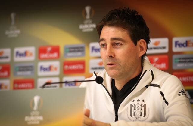 Anderlecht s Sofiane Hanni pictured during a press conference PK Pressekonferenz of Belgian soccer team RSC Anderlecht in Anderlecht, Wednesday 15 March 2017. Tomorrow Anderlecht is playing a return 1 8 final game of the Europa League competition against Cyprus team Apoel Nicosie. First leg in Nicosie ended on a 0-1 result. VIRGINIExLEFOUR  x05064985x