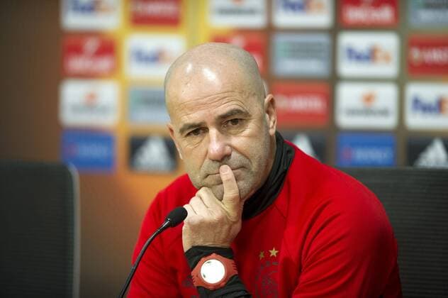 15-03-2017 VOETBAL: TRAINING EN PERSCONFERENTIE AJAX: AMSTERDAM Coach Peter Bosz (Ajax) Foto: SCS Michel Utrecht xVIxxIVx 7345195