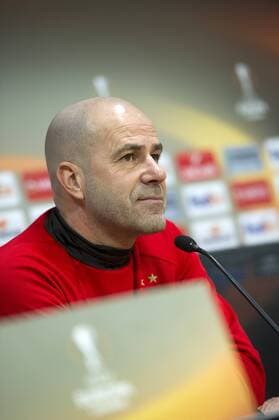 15-03-2017 VOETBAL: TRAINING EN PERSCONFERENTIE AJAX: AMSTERDAM Coach Peter Bosz (Ajax) Foto: SCS Michel Utrecht xVIxxIVx 7345203