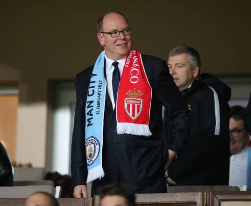 Bilder des Tages - SPORT Prince Albert II during the UEFA Champions League Round of 16 2nd Leg match at the Stage Louis ll Stadium, Monaco. Picture date: March 15th, 2017. Pic credit should read: David Klein Sportimage EDITORIAL USE ONLY. No use with unauthorised audio, video, data, fixture lists, club league logos or live services. Online in-match use limited to 120 images, no video emulation. No use in betting, games or single club league player publications.