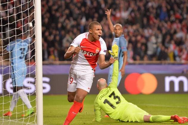 29 Kylian MBAPPE (mon) - Fussball, Champions League, AS Monaco vs. Manchester City - 15 03 2017 AnthonyBIBARD FEP Panoramic 
