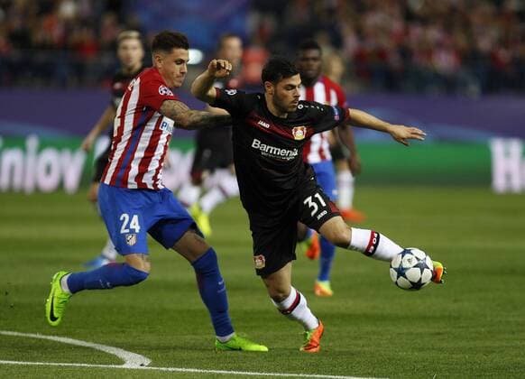 Bilder des Tages - SPORT Kevin Volland - Soccer match between Atletico de Madrid and Beyer Leverkusen of the 2016 2017 Champions League, held at the Vicente Calderon stadium, in Madrid, March 15, 2017. (Photo: J. Luis Cuesta 261 Cordon Press).  xJosexLuisxCuestax xx