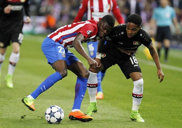 Soccer match between Atletico de Madrid and Beyer Leverkusen of the 2016 2017 Champions League, held at the Vicente Calderon stadium, in Madrid, March 15, 2017. (Photo: J. Luis Cuesta 261 Cordon Press). Thomas  xJosexLuisxCuestax xx