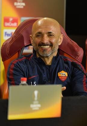 March 15, 2017 - Rome, Italy - AS Roma coach Luciano Spalletti attends a press conference PK Pressekonferenz at Centro Sportivo Fulvio Bernardini on March 15, 2017 in Rome, Italy. AS Roma press and training session  - ZUMAn230 20170315_zaa_n230_134 Copyright: xSilviaxLorex