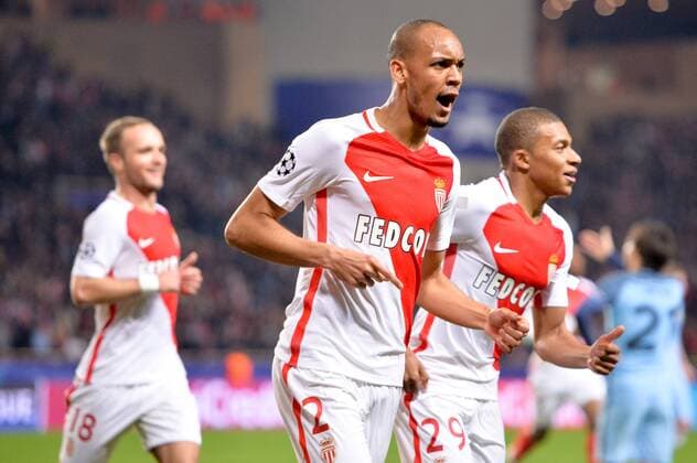 29 Kylian MBAPPE (mon) - 02 Fabinho (mon) - Fussball, Champions League, AS Monaco vs. Manchester City - 15 03 2017 AnthonyBIBARD FEP Panoramic 