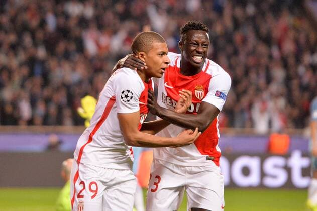 29 Kylian MBAPPE (mon) - 23 Benjamin Mendy (mon) - Fussball, Champions League, AS Monaco vs. Manchester City - 15 03 2017 AnthonyBIBARD FEP Panoramic 