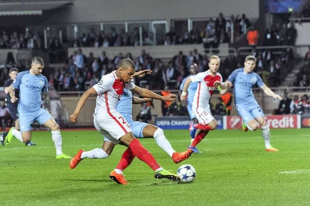 Kilyan MBappe (AS Monaco) - Fussball, Champions League, AS Monaco vs. Manchester City - 15 03 2017 NorbertScanella Panoramic 