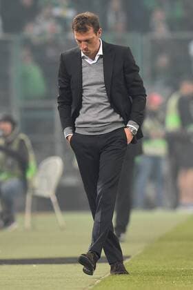 Fußball Europa League Achtelfinale Borussia Mönchengladbach - FC Schalke 04 am 16.03.2017 im Borussia-Park in Mönchengladbach Markus Weinzierl ( Trainer Schalke ) xRx