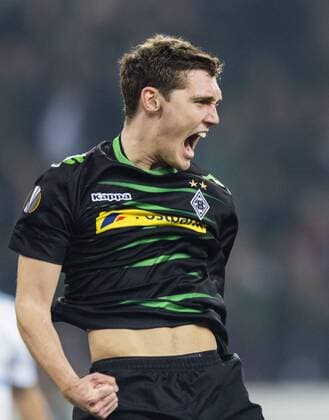Bilder des Tages - SPORT Mönchengladbach, 16.03.2017 Torjubel: Andreas Christensen (BMG) Borussia Mönchengladbach - FC Schalke 04