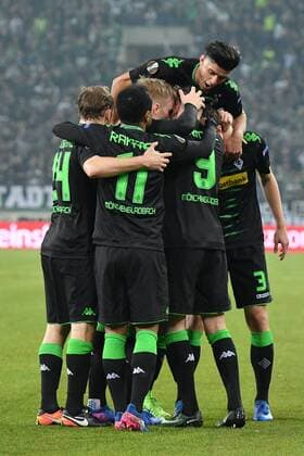 GER, Borussia Mönchengladbach (GER) vs. FC Schalke 04 (GER) 16.03.2017, Borussia Park , Moenchengladbach , Europa Leaque, Achtelfinale, Rueckspiel GER, Borussia Mönchengladbach (GER) vs. FC Schalke 04 (GER) im Bild: Foto © nordphoto Meuter nordphotox xMeuter