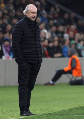 KRASNODAR, RUSSIA - MARCH 16, 2017: FC Krasnodarâ€™s head coach Igor Shalimov seen during the 2016-17 UEFA Europa League Round of 16 Leg 2 football match between FC Krasnodar and Celta de Vigo at Krasnodar Stadium. Celta de Vigo won the game 2-0. Vitaly Timkiv TASS  TS044891