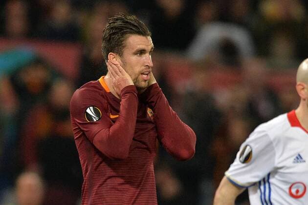 Kevin strootman Roma. Football, Roma 16-03-2017 Europa League 2016 2017 Round of 16 AS Rom - Olympique Lyon AntoxBaldassarre