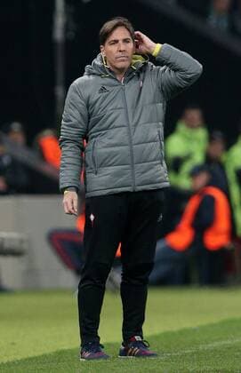 KRASNODAR, RUSSIA - MARCH 16, 2017: Celta de Vigoâ€™s head coach Eduardo Berizzo seen during the 2016-17 UEFA Europa League Round of 16 Leg 2 football match between FC Krasnodar and Celta de Vigo at Krasnodar Stadium. Celta de Vigo won the game 2-0. Vitaly Timkiv TASS  TS04489E