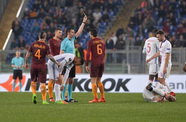 March 16, 2017 - Rome, Italy - Kevin Strootman during the Europe League football match A.S. Roma vs Olympique Lyonnais at the Olympic Stadium in Rome, on march 16, 2017. AS Roma v Olympique Lyonnais - UEFA Europa League Round of 16: Second Leg  - ZUMAn230 20170316_zaa_n230_118 Copyright: xSilviaxLorex