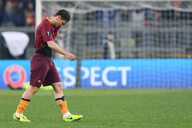 As Roma 16 03 2017 - Europa League Roma-Lione foto Antonello Sammarco Image nella foto: Francesco Totti 