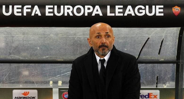 March 16th 2017, Stadio Olimpic, Rome, Italy; Luciano Spalletti coach of AS Roma during the UEFA Europa League match , Round of 16 second leg; As Roma versus Olympique Lyon xFabioxAlfanox  ActionPlus11856849