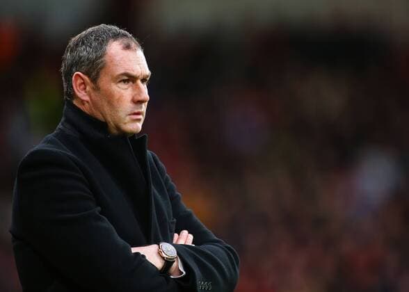 March 18th 2017, The Vitality Stadium, Bournemouth, Dorset, England; EPL Premier League football, AFC Bournemouth versus Swansea City; Swansea City Manager Paul Clement watches on as Bournemouth keep possession xMarkxKertonx  ActionPlus11858167
