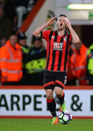 March 18th 2017, The Vitality Stadium, Bournemouth, Dorset, England; EPL Premier League football, AFC Bournemouth versus Swansea City; Marc Pugh of Bournemouth reacts after Referee Mike Dean awards a free kick against him xMarkxKertonx  ActionPlus11858187