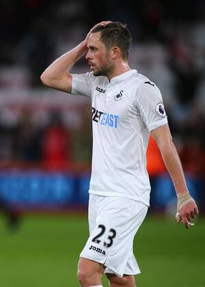 March 18th 2017, The Vitality Stadium, Bournemouth, Dorset, England; EPL Premier League football, AFC Bournemouth versus Swansea City; Gylfi Sigurdsson of Swansea looks dejected as he leaves the pitch at full time xMarkxKertonx  ActionPlus11858199