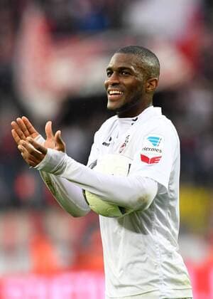Fussball, 1.BL Saison 2016 2017, Spieltag 25,1. FC Köln vs Hertha BSC 18.03.2017, Rheinenergiestadion Köln,Anthony Modeste , FC Köln, Aktion, Einzelbild,