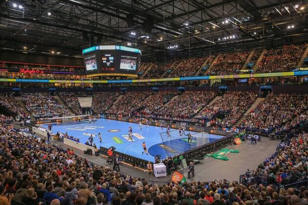 Deutschland, Hamburg, DHB, Barclaycard Arena, Handball , Nationalmannschaft der Frauen, Deutschland - Schweden, Übersicht über die Volle Halle