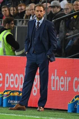 GER, FSP, Deutschland (GER) vs England (ENG) 22.03.2017, Signal-Iduna-Park , Dortmund , GER, FSP, Deutschland (GER) vs England (ENG) im Bild picture shows: Gareth Southgate Headcoach Trainer (England ENG), Hochformat, Foto © nordphoto Meuter nordphotox xMeuter