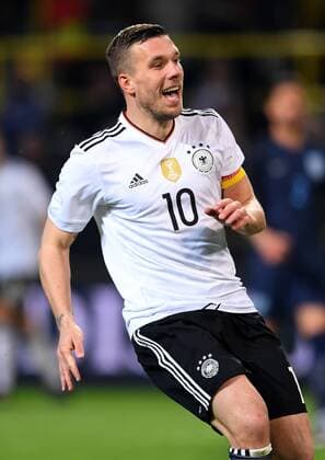 FUSSBALL INTERNATIONAL TESTSPIEL IN DORTMUND 22.03.2017 Deutschland - England Lukas Podolski (Deutschland) 