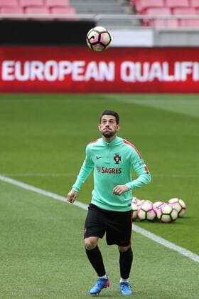 March 23, 2017 - Lisbon, Lisbon, Portugal - Portugals midfielder Pizzi during Portugal Training Session and press conference PK Pressekonferenz at Estadio da Luz on March 23, 2017 in Lisbon, Portugal. Portugal Training Session and Press Conference  - ZUMAn230 20170323_zaa_n230_065 Copyright: xDpix