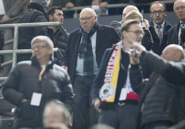Uwe SEELER Ex DFB Kapitan und Torjaeger, HSV DEUTSCHLAND - ENGLAND (1 -0 ) Freundschaftsspiel, friendly match, Abschiedsspiel Lukas Podolski, Deutsche Fussball Nationalmannschaft, DFB am 22.03.2017 in Dortmund.