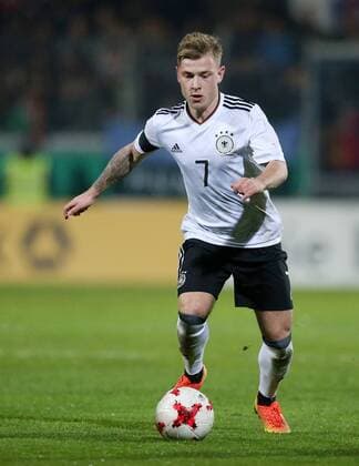 Fußball U21 U 21 Länderspiel: Deutschland - England am 24.03.2017, International Friendly Länderspiel Men under 21, Germany - England, Brita-Arena Wiesbaden, Germany, xmdx, freundschaftsspiel, testspiel, Max MAYER ( 7 ,Deutschland, Germany, FC Schalke 04) Deutschland - England