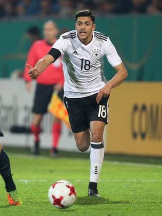 24.03.2017, Fussball U21 U 21 Laenderspiel 2017, Deutschland - England 1:0, Nadiem Amiri (Deutschland)