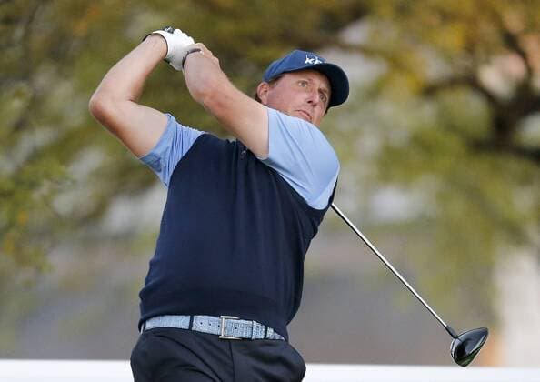 Phil Mickelson of the United States in action during the fourth day of the PGA Golf Herren Dell Match Play golf tournament at the Country Club in Austin, Texas, United States, 25 March 2017. The World Championship WM Weltmeisterschaft that will end next 26 March offers a prize of 9,750,000 dollars. DELL MATCH PLAY GOLF TOURNAMENT IN AUSTIN, TEXAS !ACHTUNG: NUR REDAKTIONELLE NUTZUNG!  Copyright: xChrisxCovattax TEX001 20170325-636260646974585855