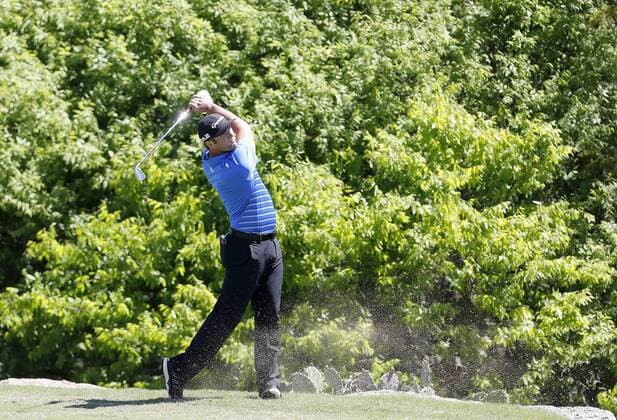 Jon Rahm of the Spain in action during the fifth round of the PGA Golf Herren Dell Match Play golf tournament at the Country Club in Austin, Texas, United States, 25 March 2017. The World Championship WM Weltmeisterschaft that will end next 26 March offers a prize of 9,750,000 dollars. DELL MATCH PLAY GOLF TOURNAMENT IN AUSTIN, TEXAS !ACHTUNG: NUR REDAKTIONELLE NUTZUNG!  Copyright: xChrisxCovattax TEX001 20170325-636260777122876974