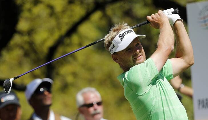 Soren Kjeldsen of Denmark in action during the fifth round of the PGA Golf Herren Dell Match Play golf tournament at the Country Club in Austin, Texas, United States, 25 March 2017. The World Championship WM Weltmeisterschaft that will end next 26 March offers a prize of 9,750,000 dollars. DELL MATCH PLAY GOLF TOURNAMENT IN AUSTIN, TEXAS !ACHTUNG: NUR REDAKTIONELLE NUTZUNG!  Copyright: xChrisxCovattax TEX001 20170325-636260778565858474