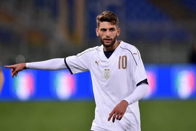 Fußball, U21, Italien - Spanien Domenico Berardi Italia Roma 27-02-2017, Stadio Olimpico Football Friendly Match Italy - Spain Under 21 Foto Andrea Staccioli Insidefoto AndreaxStaccioli