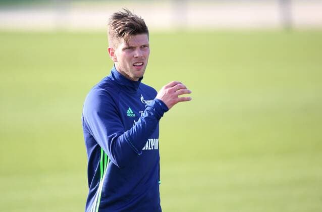 Gelsenkirchen, Germany 28.03.2017, Training FC Schalke 04, Klaas-Jan HUNTELAAR (FC Schalke 04) ( DeFodi054