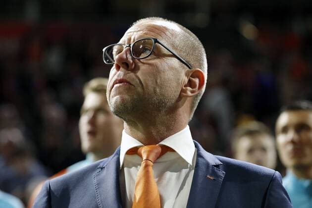 coach Fred Grim of Hollandduring the friendly match between Netherlands and Italy at the Amsterdam Arena on March 28, 2017 in Amsterdam, The Netherlands Netherlands v Italy Friendly match 2016 2017 xVIxxIVx 7447442