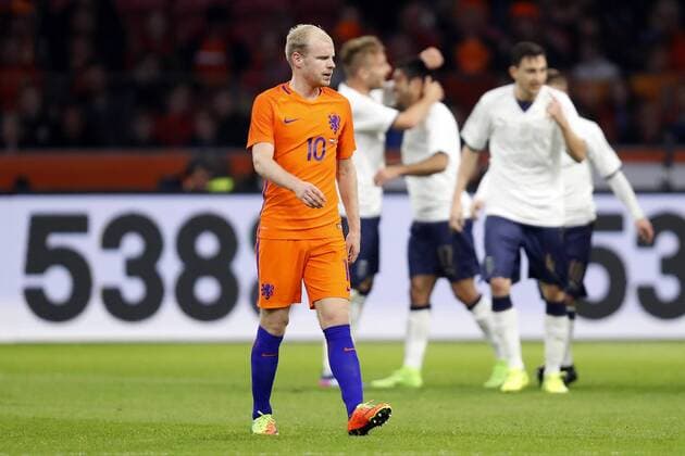 Davy Klaassen of Hollandduring the friendly match between Netherlands and Italy at the Amsterdam Arena on March 28, 2017 in Amsterdam, The Netherlands Netherlands v Italy Friendly match 2016 2017 xVIxxIVx 7447453