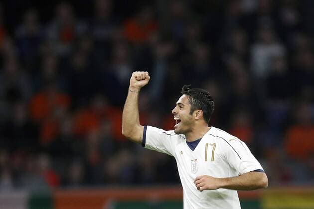 Eder Citadin Martins of Italyduring the friendly match between Netherlands and Italy at the Amsterdam Arena on March 28, 2017 in Amsterdam, The Netherlands Netherlands v Italy Friendly match 2016 2017 xVIxxIVx 7447456