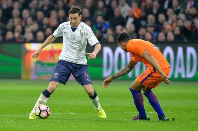 March 28, 2017 - Amsterdam, Netherlands - Matteo Darmian from Italy during the friendly match between Netherlands and Italy on March 28, 2017 at the Amsterdam ArenA in Amsterdam, Netherlands. Netherlands v Italy - International Friendly Länderspiel  - ZUMAn230 20170328_zaa_n230_296 Copyright: xAndyxAstfalckx