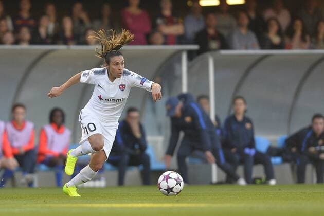 Fußball, Damen, CL, FC Rosengard - FC Barcelona 170329 Rosengards Marta Viera Da Silva under en fotbollsmatch i Champions League mellan Barcelona och Rosengard den 29 mars 2017 i Barcelona.  Copyright: AlexxNicodim BB170329BB264