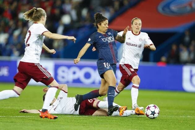 but Rozeira Cristiane (PSG) FOOTBALL : Paris Saint Germain vs Bayern Munich - Ligue des Champions - 29 03 2017 GwendolineLeGoff Panoramic 