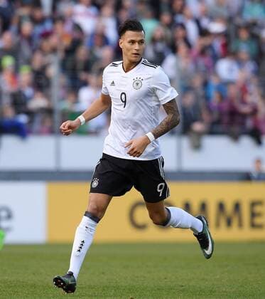 Fussball International Testspiel U 21 in Stuttgart 13.11.2014 Deutschland - Portugal Davie Selke (Deutschland) 