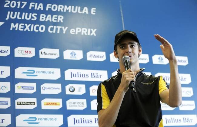 Mexican Esteban Gutierrez of Techeetah delivers a press conference PK Pressekonferenz in Mexico City, Mexico, 31 March 2017. The second ePrix of the season will be celebrated tomorrow at the Hermanos Rodriguez racetrack of the Mexican capital. FORMULA E IN MEXICO CITY !ACHTUNG: NUR REDAKTIONELLE NUTZUNG!  Copyright: xJoséxMéndezx MEX002 20170331-636265906975017003