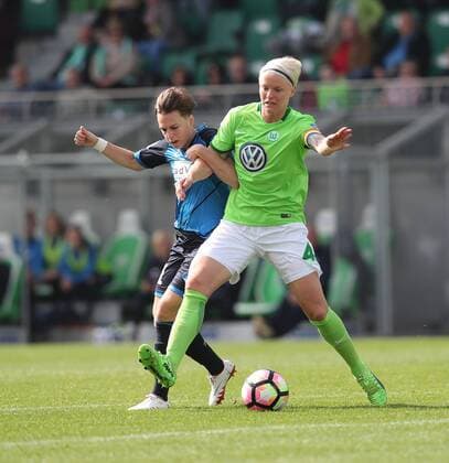 Dora Zeller (TSG 1899 Hoffenheim), Nilla Fischer (VfL Wolfsburg)