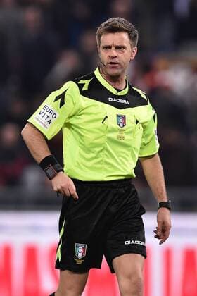 Nicola Rizzoli Arbitro Referee Roma 04-04-2017 Stadio Olimpico Football Calcio Coppa Italia 2016 2017 Semifinale AS Roma - Lazio Foto Andrea Staccioli Insidefoto AndreaxStaccioli