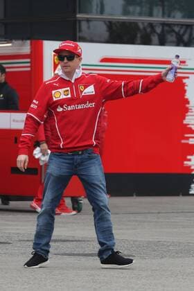 Chinese Grand Prix, Shanghai 06 - 09 April 2017 06.04.2017 - Kimi Raikkonen (FIN) Scuderia Ferrari SF70H 